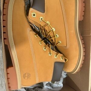 Timberland Junior’s Tan Leather Boots